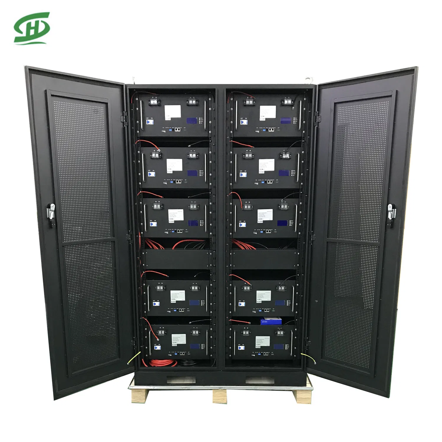 Parete di potere 96kwh fuori dalla batteria al litio 48V 2000ah di stoccaggio dell'energia solare dell'invertitore ibrido di griglia